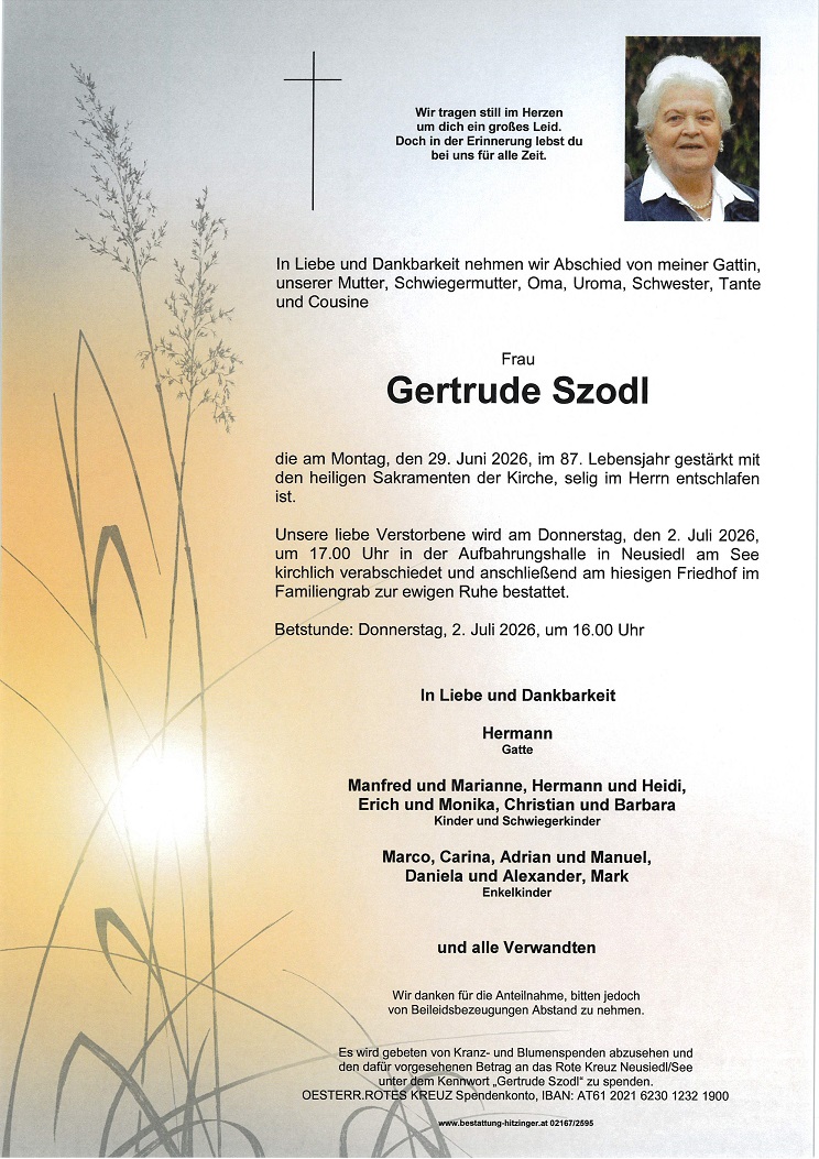Parte Gertrude Szodl